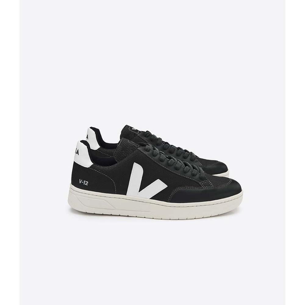 Αθλητικά Παπούτσια γυναικεια Veja V-12 B-MESH Black/White | GR 669ZUT